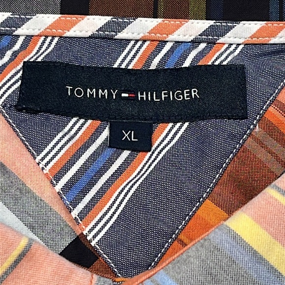 Tommy Hilfiger Men’s Short Sleeve Button Down Shirt Size Extra Large Pre-Owned - Picture 3 of 8